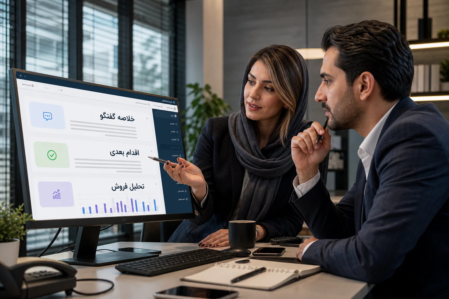 کاربرد هوش مصنوعی در تحلیل و پیگیری فروش تیم ایرانی