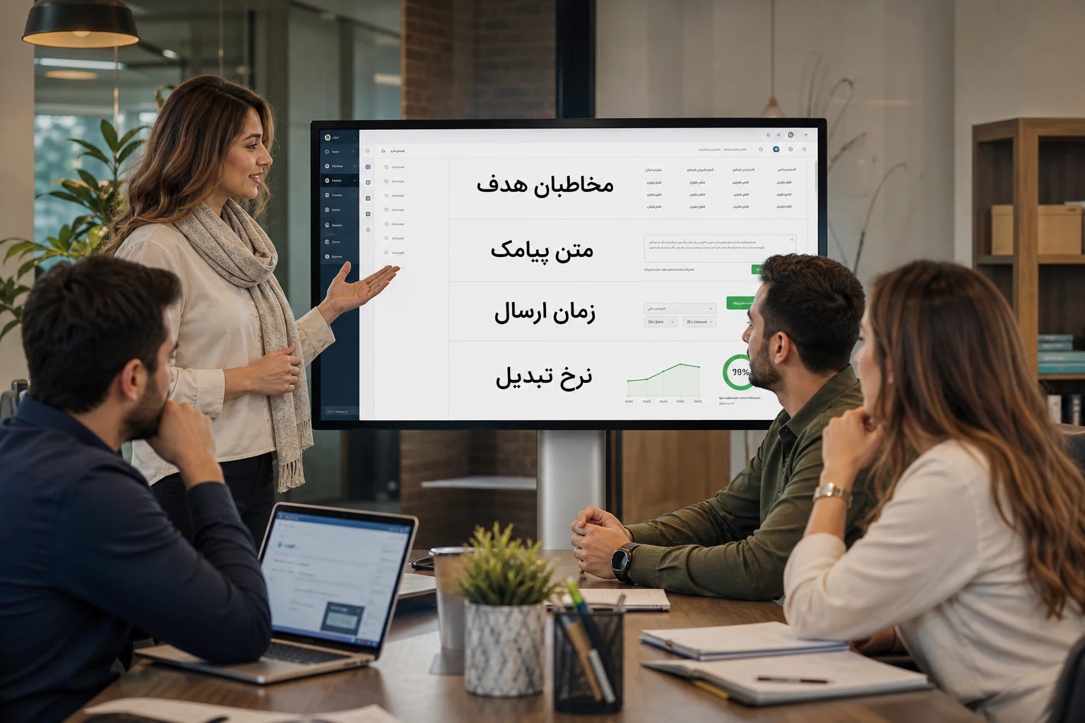 بازاریابی پیامکی هدفمند برای مشتریان ایرانی در لیدانا