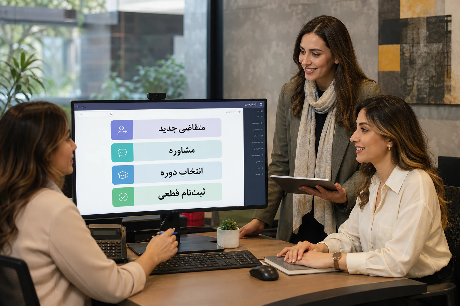 مدیریت جذب و ثبتنام هنرجویان آموزشگاه ایرانی در لیدانا